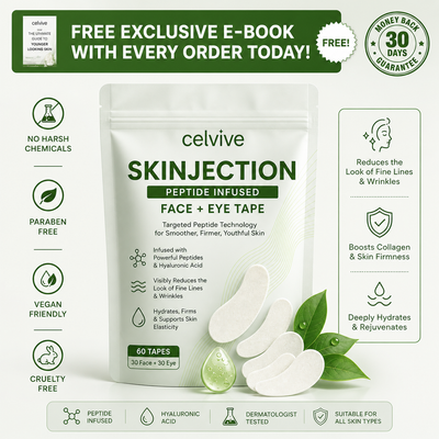 Celvive - Skinjection Peptide Infused Face + Eye Tape