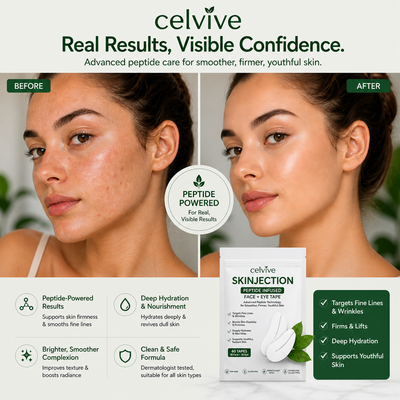 Celvive - Skinjection Peptide Infused Face + Eye Tape