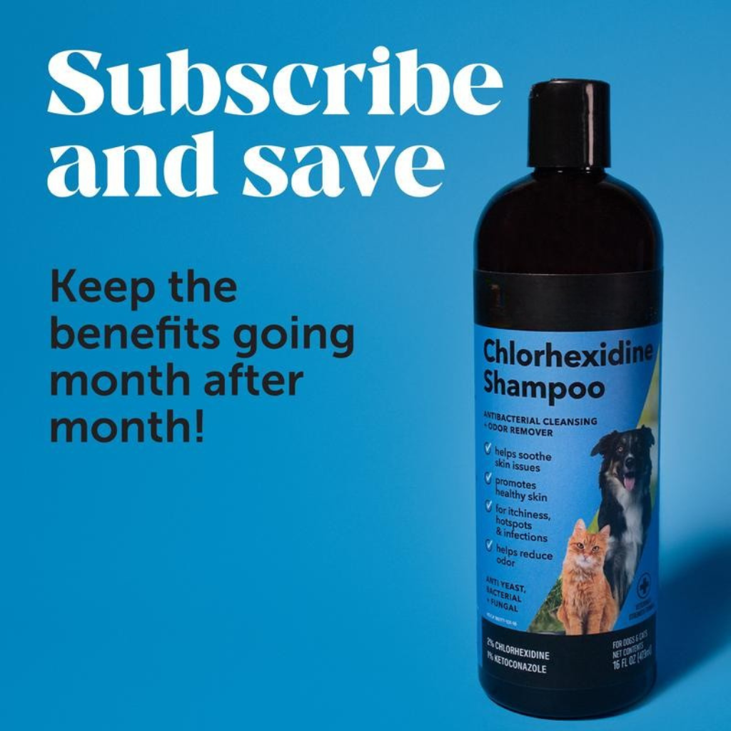 Celvive - Chlorhexidine Dog Seasonal Itch Relief Shampoo